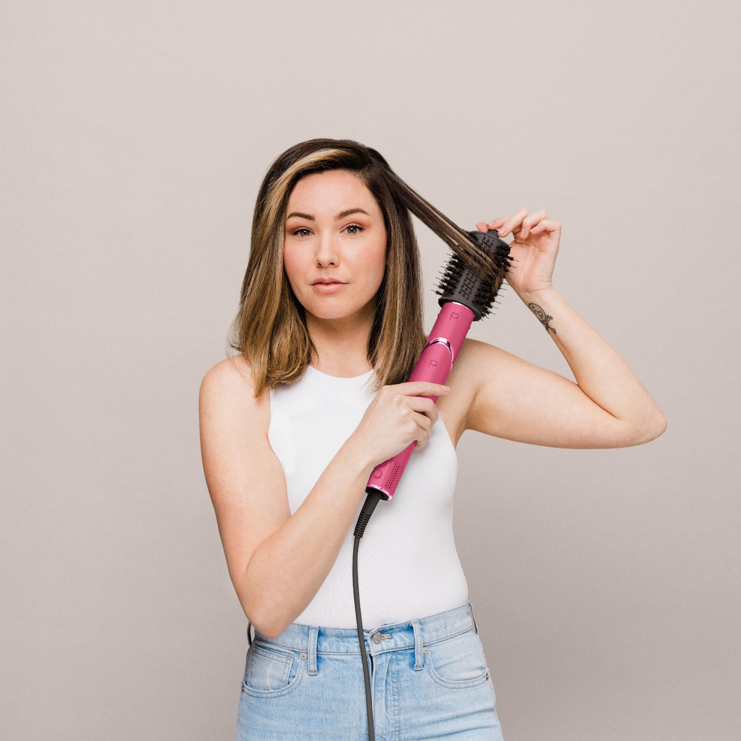 FLEXSTYLE  MULTIESTILIZADOR DE CABELLO HD442BP MALIBU PINK  PARA TODO TIPO DE CABELLO 6 EN 1 (MULTI-ESTILIZADOR PARA CABELLO)